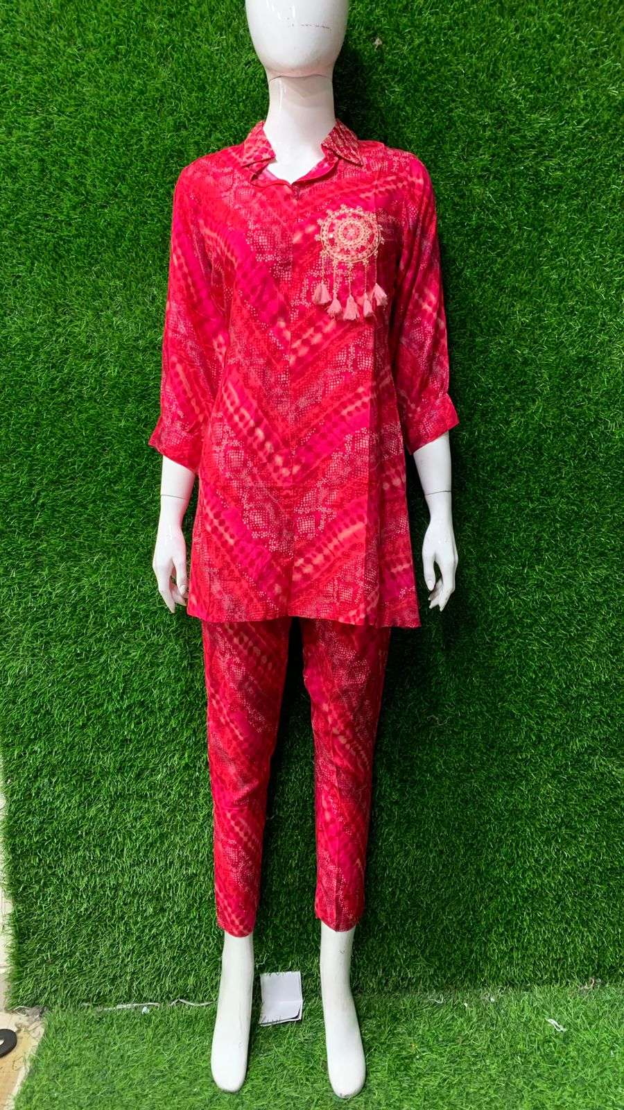 BEMITEX PRESENTS LATEST PURE MUSLIN MACHINE WORK PINK PRINTED CORDSET COMBO COLLECTION WHOLESALE SHOP IN SURAT